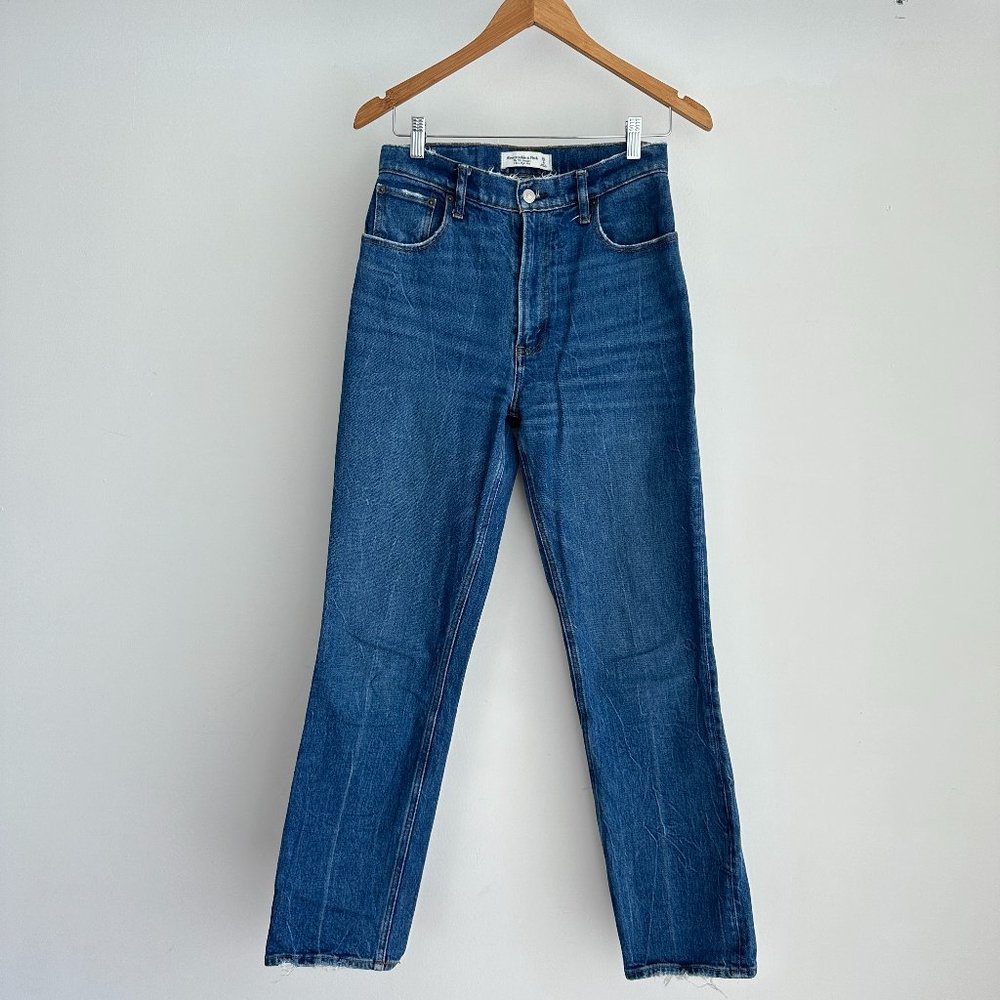 Abercrombie & fitch the 90s straight ultra high rise